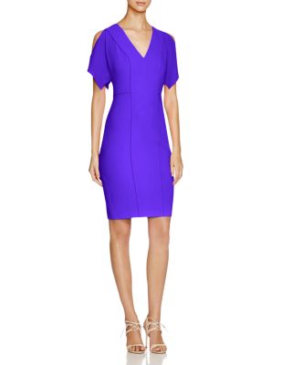 Elie Tahari Lourdes Cold Shoulder Sheath Dress