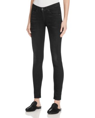 rag & bone/JEAN The Dre Slim Boyfriend Jeans in Worn Black