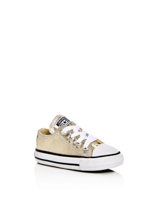 Converse Girls' Seasonal Metallic Lace Up Sneakers - Walker