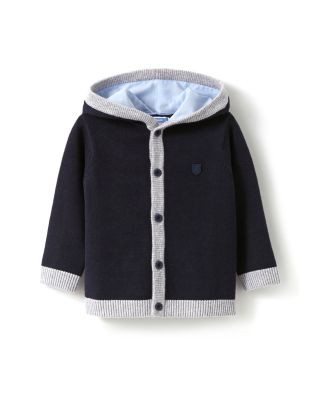 Jacadi Infant Boys' Hooded Color Block Cardigan - Sizes 6-36 Months