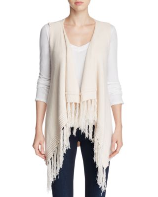 Lyssé Morgan Fringe Sweater Vest