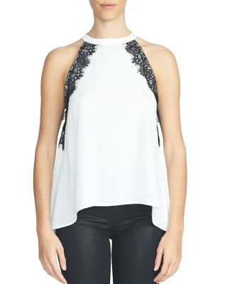 1.STATE Lace Appliqué Tank