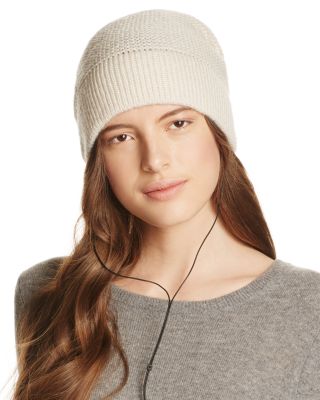 Rebecca Minkoff Beanie with Wired Headphones