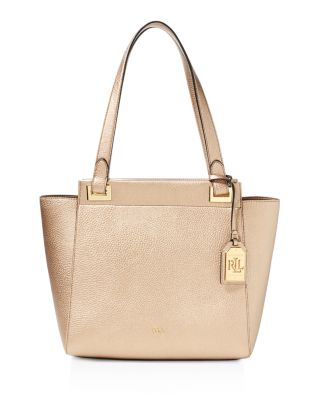 Lauren Ralph Lauren Carlisle Afton Metallic Tote