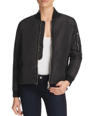 Black Orchid Bomber Jacket