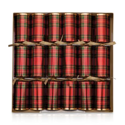 Caspari Plaid Crackers