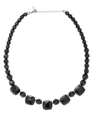 Lauren Ralph Lauren Faceted Jet Bead Necklace, 18