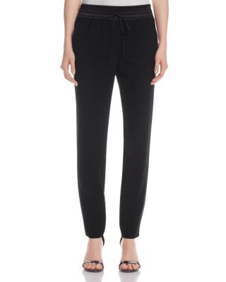 Lafayette 148 New York Satin Trim Track Pants