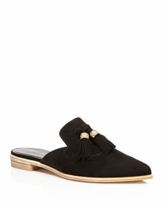 Stuart Weitzman Slidealong Tassel Mules