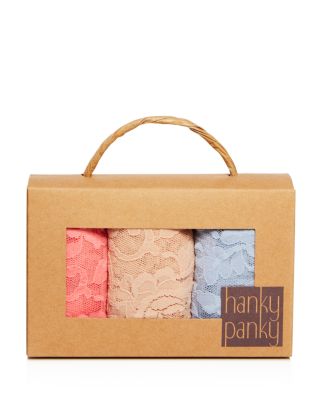 Hanky Panky Original-Rise Thongs, Set of 3 #48BRWN3PK - 100% Bloomingdale's Exclusive