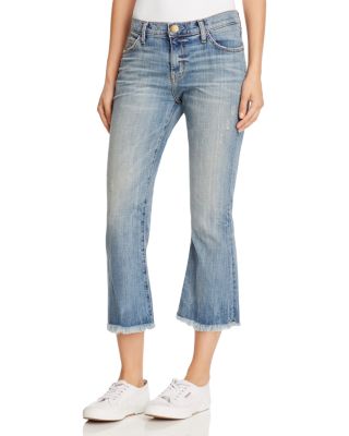 Current/Elliott The Cropped Flip Flop Jean in First Love Destroy