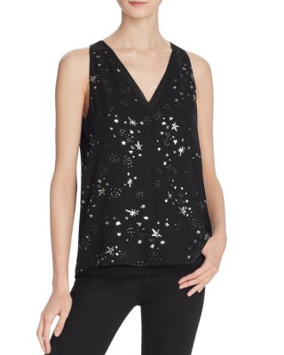 Cooper & Ella Harper Star Print Layered V-Neck Top