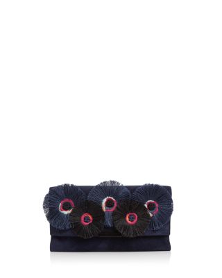 Loeffler Randall Tab Embroidered Clutch