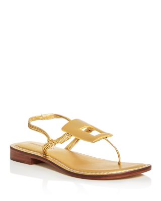 Bernardo Triumph Metallic Slingback Sandals