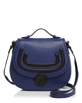 Foley and Corinna Stephi Color Block Saddle Bag