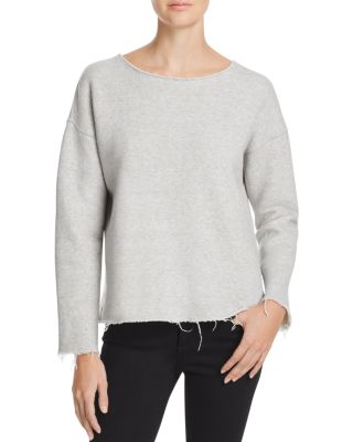 MOTHER The Drop Easy Raw Hem Sweatshirt