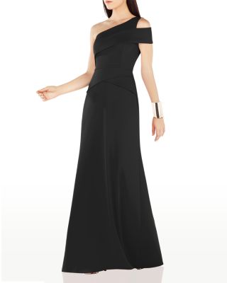 BCBGMAXAZRIA One-Shoulder Gown