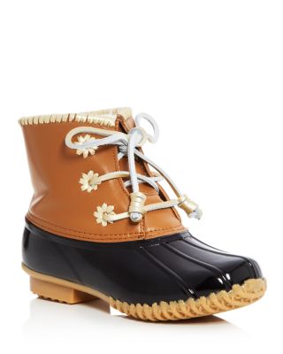 Jack Rogers Chloe Classic Metallic Trim Duck Boots