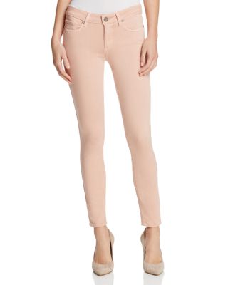 PAIGE Verdugo Ankle Jeans in Faded Pink Petal