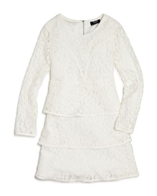 Bardot Junior Girls' Tiered Lace Dress - Sizes 8-16