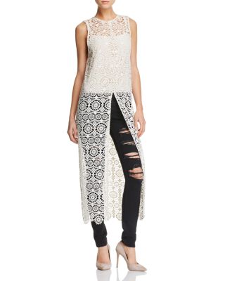 Alice and Olivia Gretchen Lace Tunic