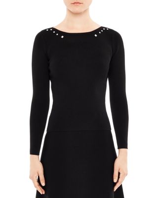 Sandro Borg Embellished Top