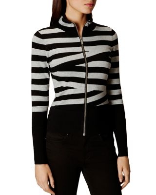 KAREN MILLEN Crosshatch Cardigan