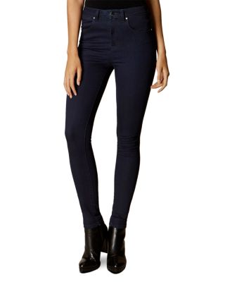 KAREN MILLEN Skinny Jeans in Dark Denim