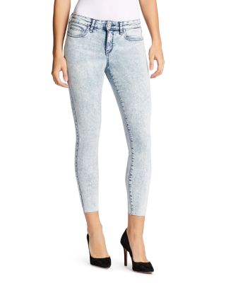 William Rast Skinny Ankle Crop Jeans in Acid Wash