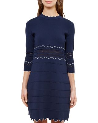 Ted Baker Scallop-Edge Tunic Dress