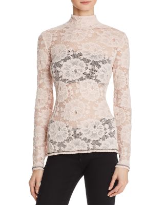 GUESS Remi Long Sleeve Lace Top