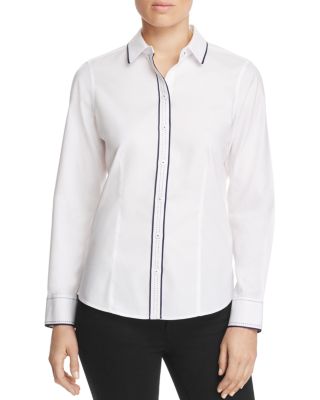 Foxcroft Brooke Contrast Trim Non-Iron Shirt