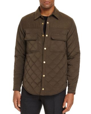 scotch and soda quilted shirt jacket