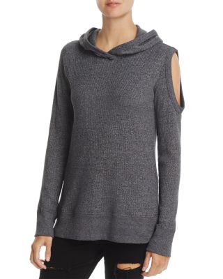 WILT COLD-SHOULDER HOODED SWEATSHIRT W904794