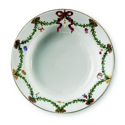 Royal Copenhagen Star Fluted Rimmed Soup Plate