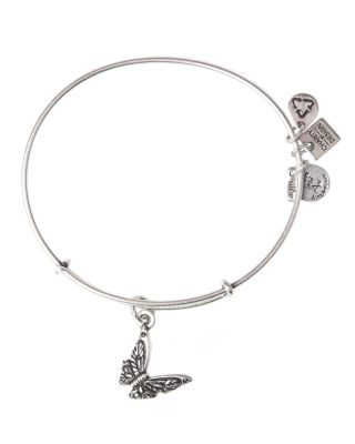 Alex and Ani Butterfly Expandable Wire Bangle, Charity by Design Collection