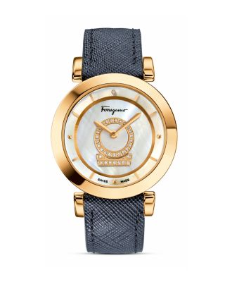 Salvatore Ferragamo Salvatore Ferragamo Mi Nuetto Mother-of-Pearl Watch, 36mm