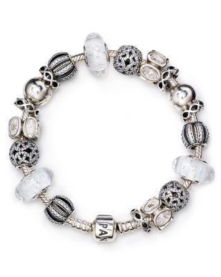 PANDORA Shimmering Lace Bracelet, Moments Collection