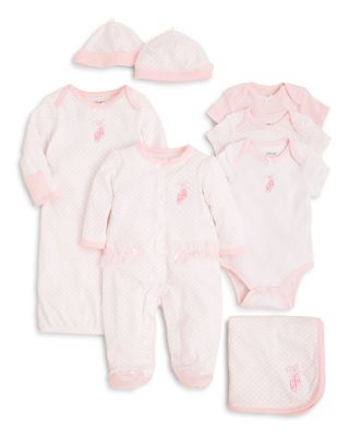 Little Me Infant Girls' Prima Ballerina Bodysuit 3 Pack, Blanket & More - Sizes 0-9 Months