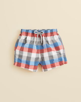 Vilebrequin Boys' Jio Plaid Swim Trunks - Sizes 2-6