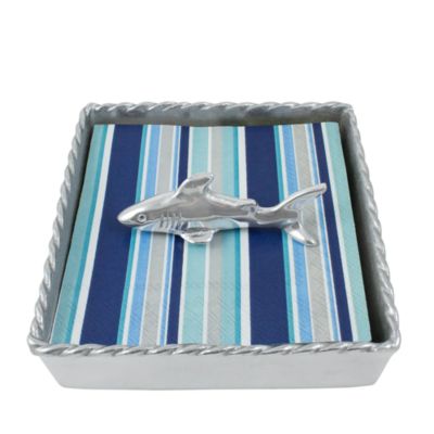 Mariposa Shark Twist Napkin Box