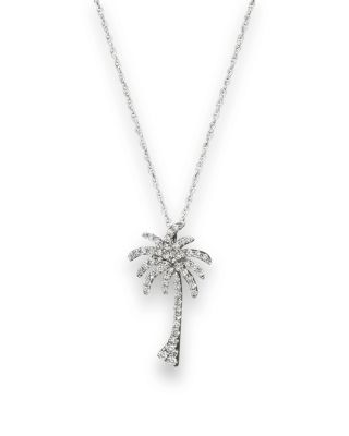 palm necklace diamond tree