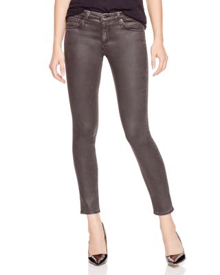 AG Coated Legging Ankle Jeans in Vintage Leatherette