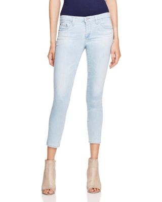 AG The Stilt Cropped Jeans in Blue Jay