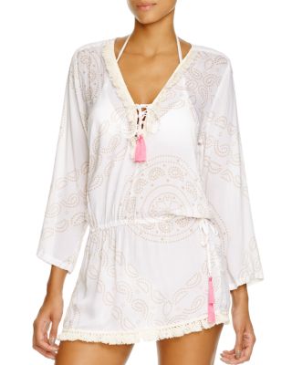 Coolchange Raj Chloe Fringe Tunic Swim Cover Up