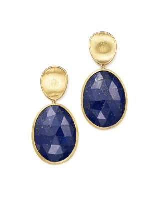 Marco Bicego 18K Yellow Gold Lapis Two Drop Earrings - 100% Bloomingdale's Exclusive