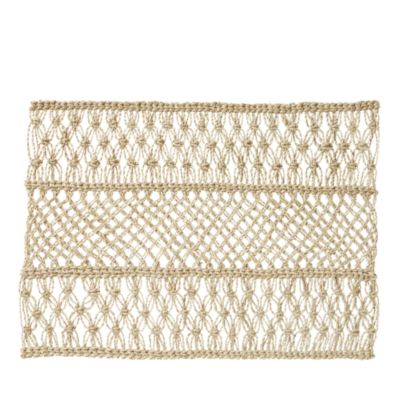 Juliska Macrame Placemat, Natural 