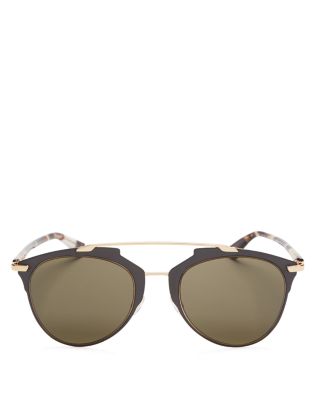 Dior Reflected Mirrored Aviator Sunglasses, 52mm