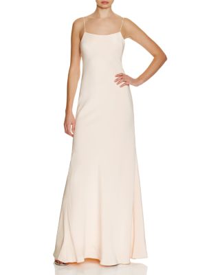 Jill Jill Stuart Ruffle Back Slip Gown