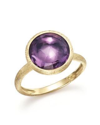 Marco Bicego 18K Yellow Gold Jaipur Ring with Amethyst